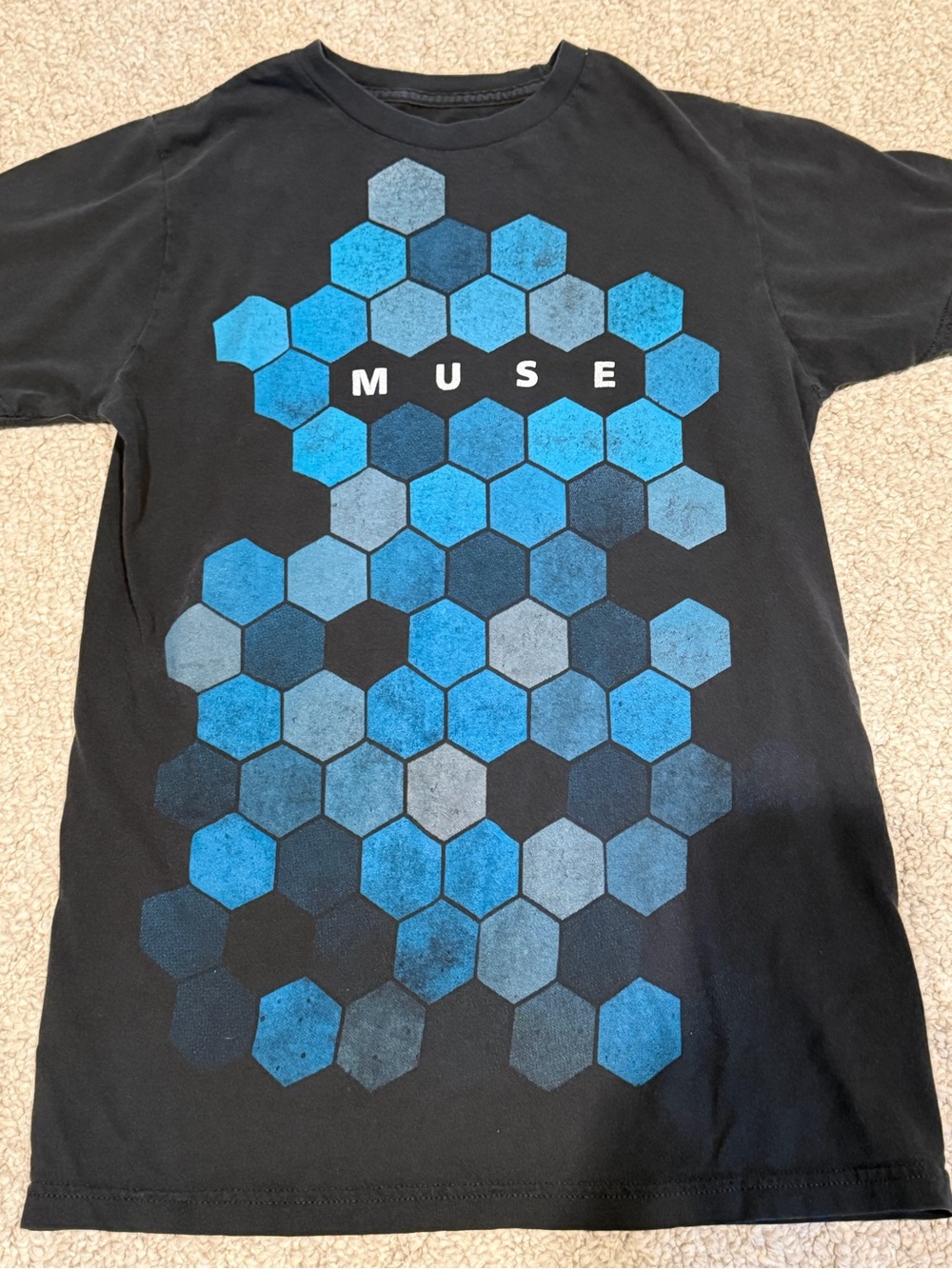 MUSE t-shirt Small black Absolution Tour TEE band Concert (unisex)